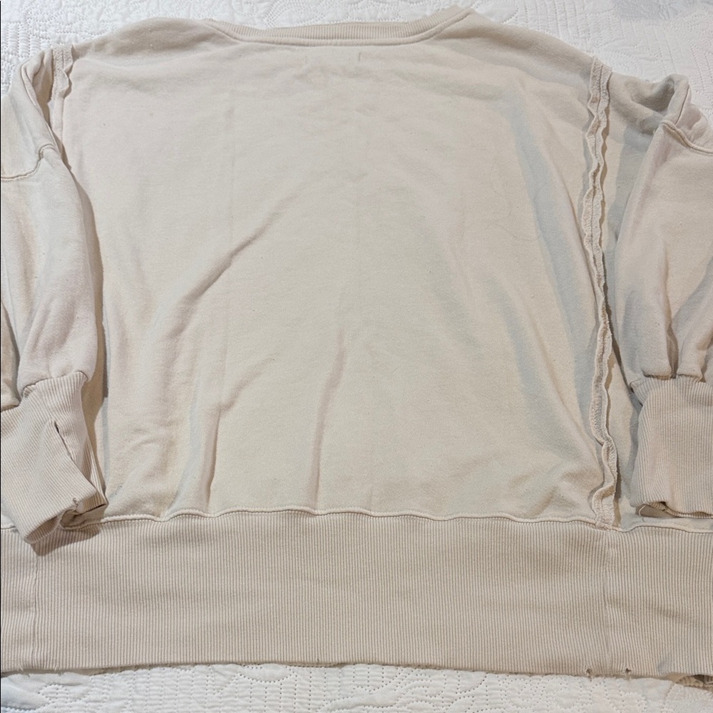 We The Free Cream Highland Cow Graphic Crewneck - Picture 4 of 15